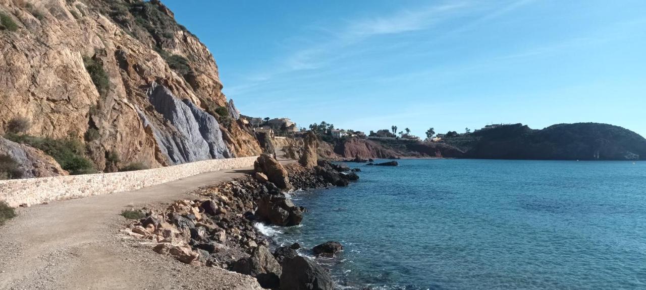 El Puerto de MazarrónSunrise Den, A Pie De Playa, Vista Al Mar Y Piscina别墅 外观 照片