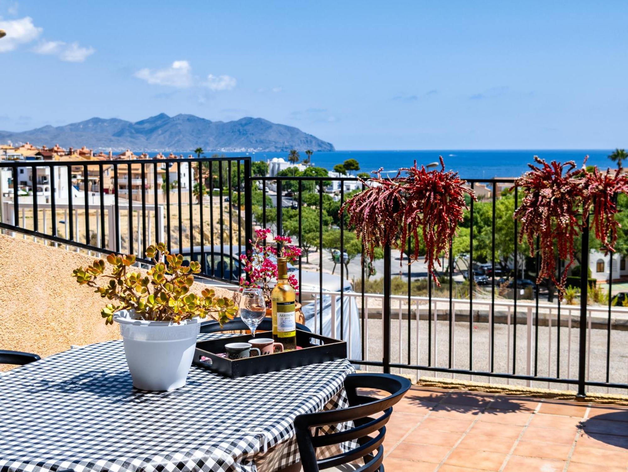 El Puerto de MazarrónSunrise Den, A Pie De Playa, Vista Al Mar Y Piscina别墅 外观 照片